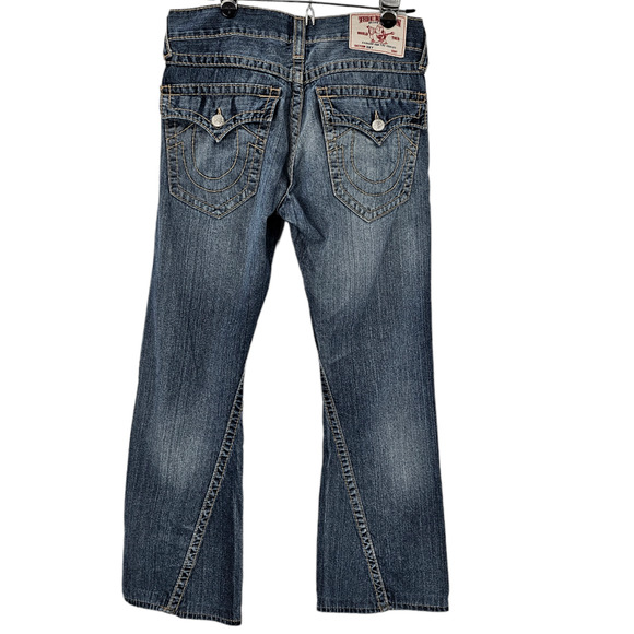 True Religion Joey Flare Jeans Size 31 Y2K Low Rise - Picture 4 of 16